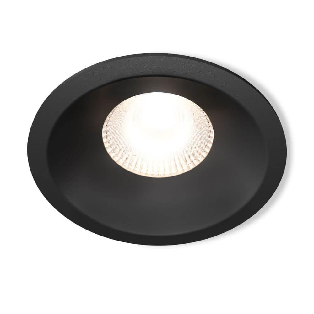 Alasvalo Plejd DWN-02, 8W, IP44, 2200-4000K, Ø94*40mm, musta