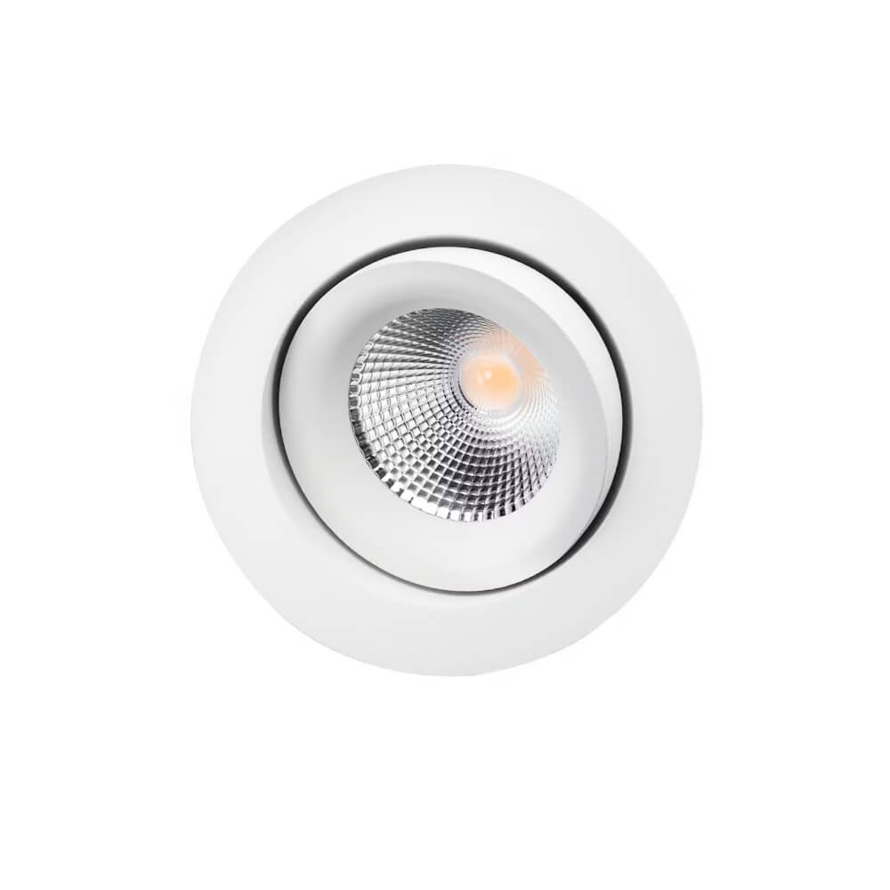 Alasvalo SG Junistar Lux 7W, IP44, himmennettävä, Ø94*50mm, valkoinen
