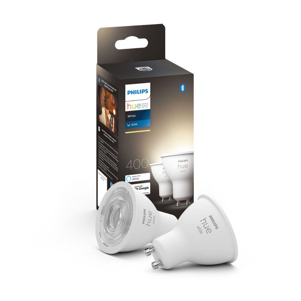 Philips Hue white ambiance GU10-älylamppu, 5W, 350lm, 2-pack