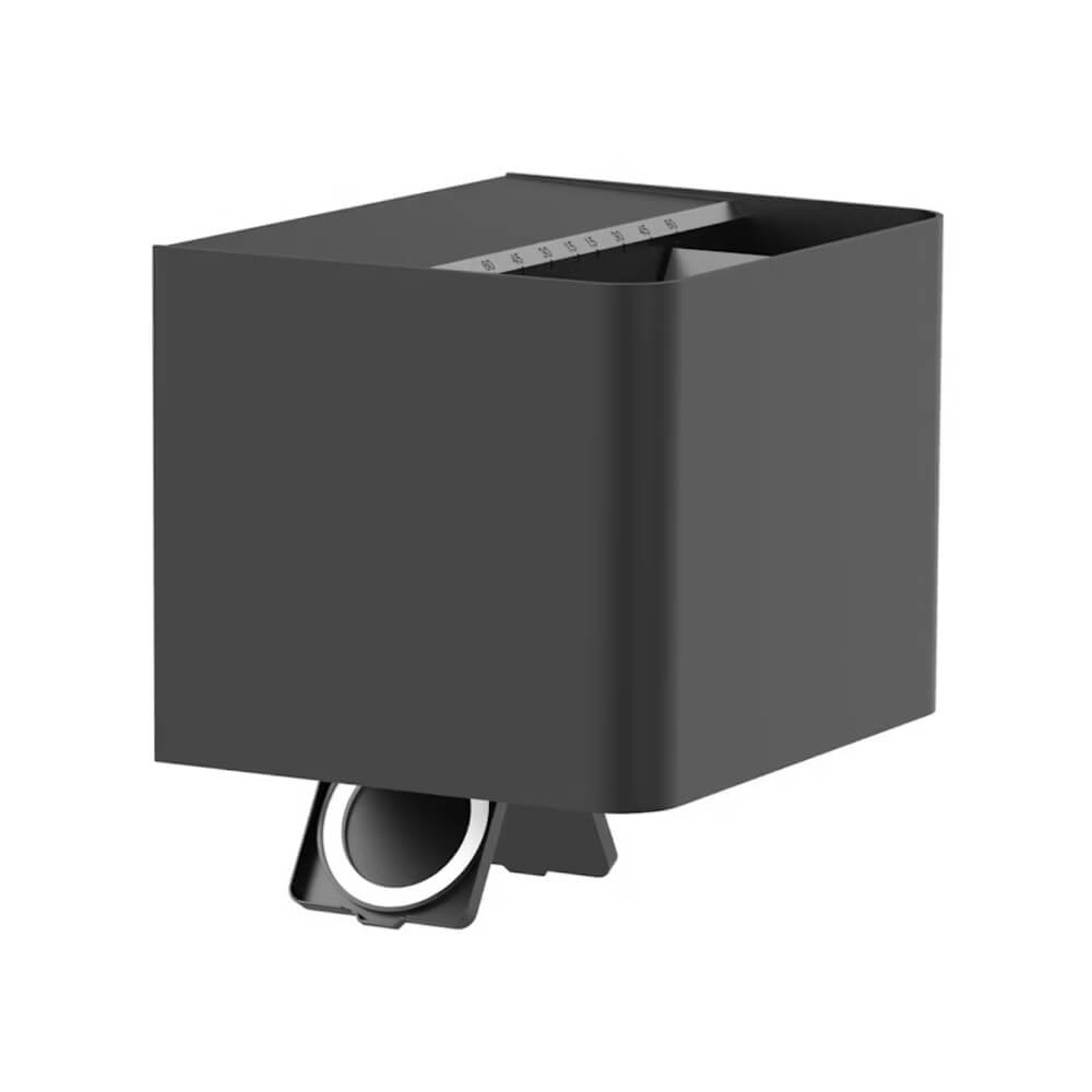 Seinävalaisin pistorasialla SLC Shadow, 2x5W, 2700/3000/4000K, IP65, musta