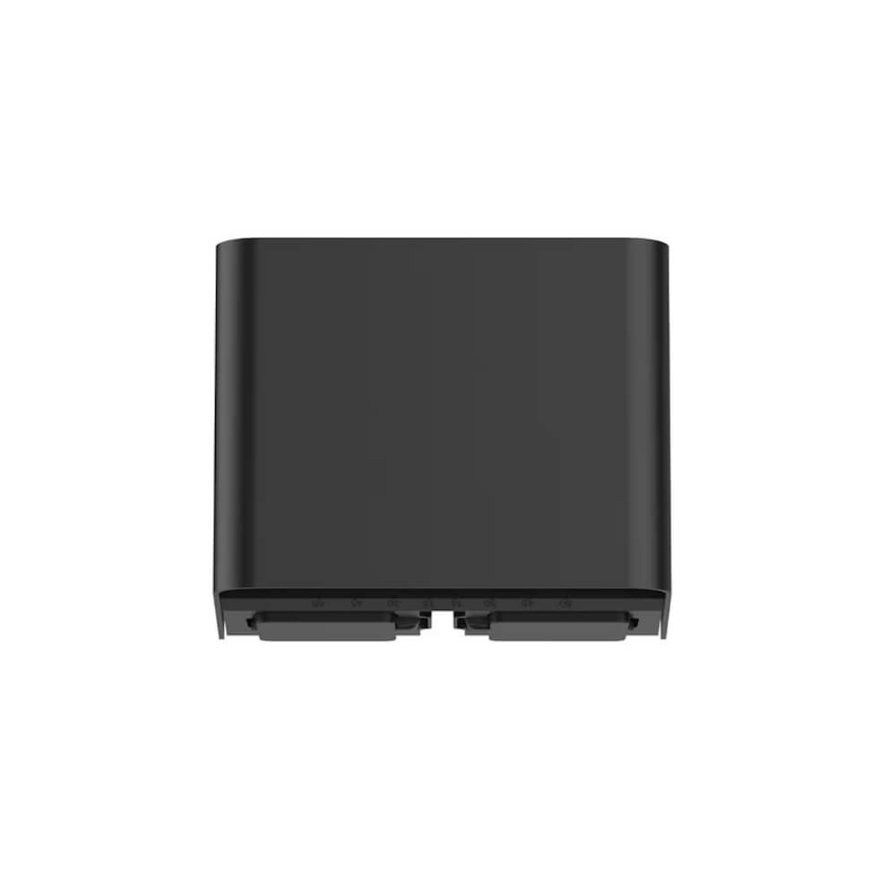 Seinävalaisin pistorasialla SLC Shadow, 2x5W, 2700/3000/4000K, IP65, musta