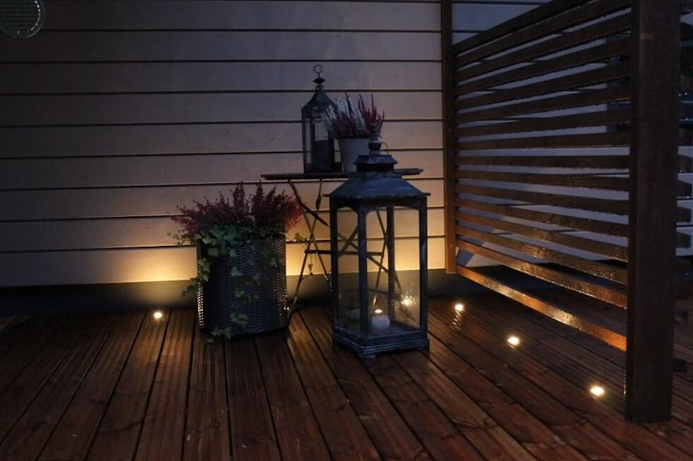 Terassivalosarja Ensto Led Deck terassi