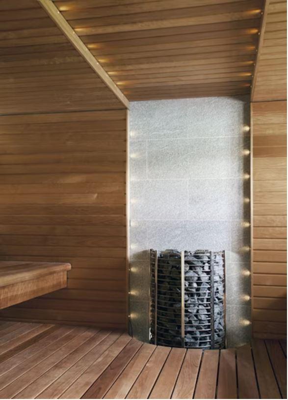 Valokuituvalaisin Saas Highline Sauna Sky, 10W, 12+1 kuitua, himmennettävä