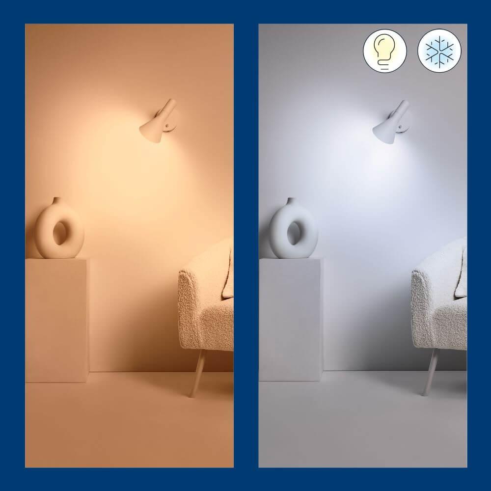 WiZ LED-älylamppu, E14, 470lm, WiFi, Tunable white, 2-pack