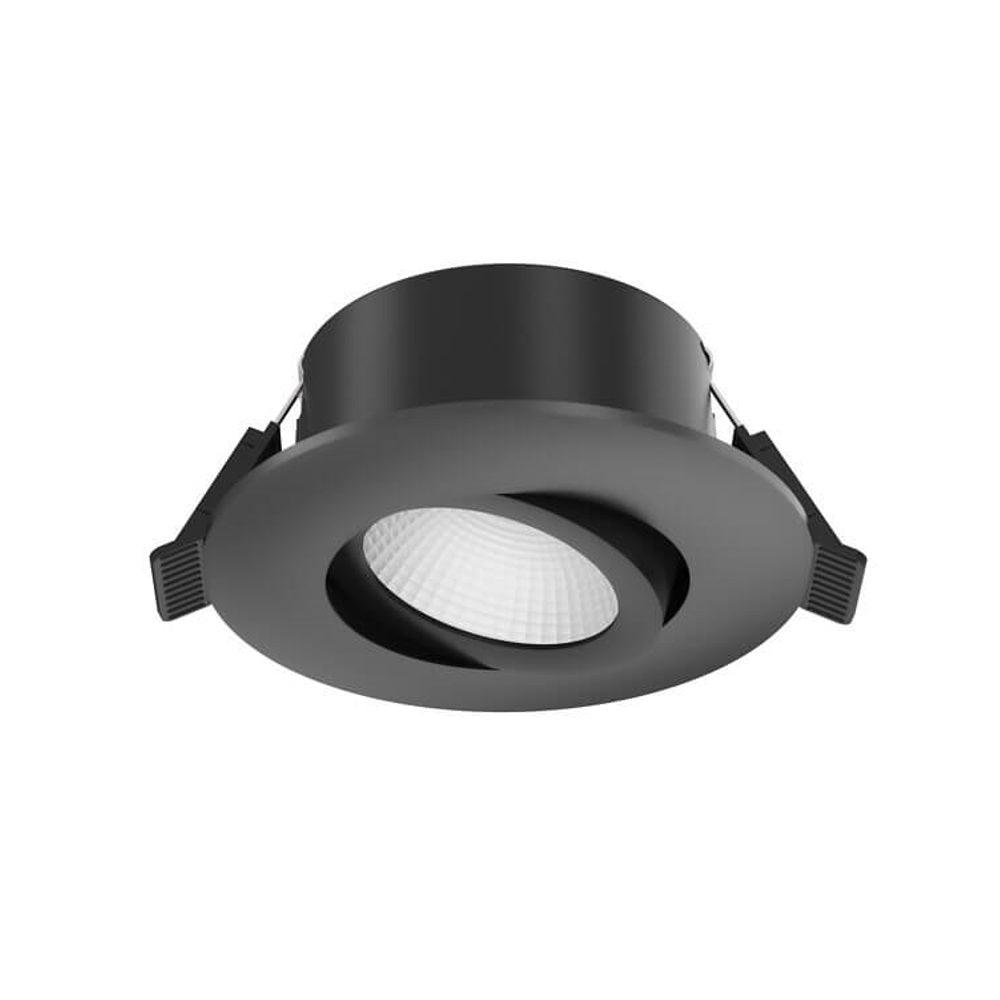 Alasvalo Airam Compact Multi, 7W, 500lm, IP54, himmennettävä, Ø90*39mm, musta - Outoled