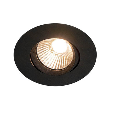 Alasvalo Hidealite Optic G2 Quick ISO, 6W, IP44,himmennettävä, Ø90*41,5mm, musta - Outoled