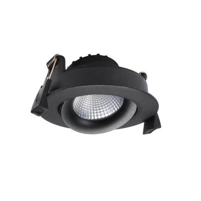 Alasvalo Onnline Onnspot, 8W, IP54, himmennettävä, Ø95*40mm, musta - Outoled