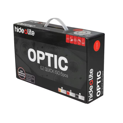 Alasvalo Hidealite Optic G2 Quick ISO, 3000K, 6W, valkoinen, 6-pack