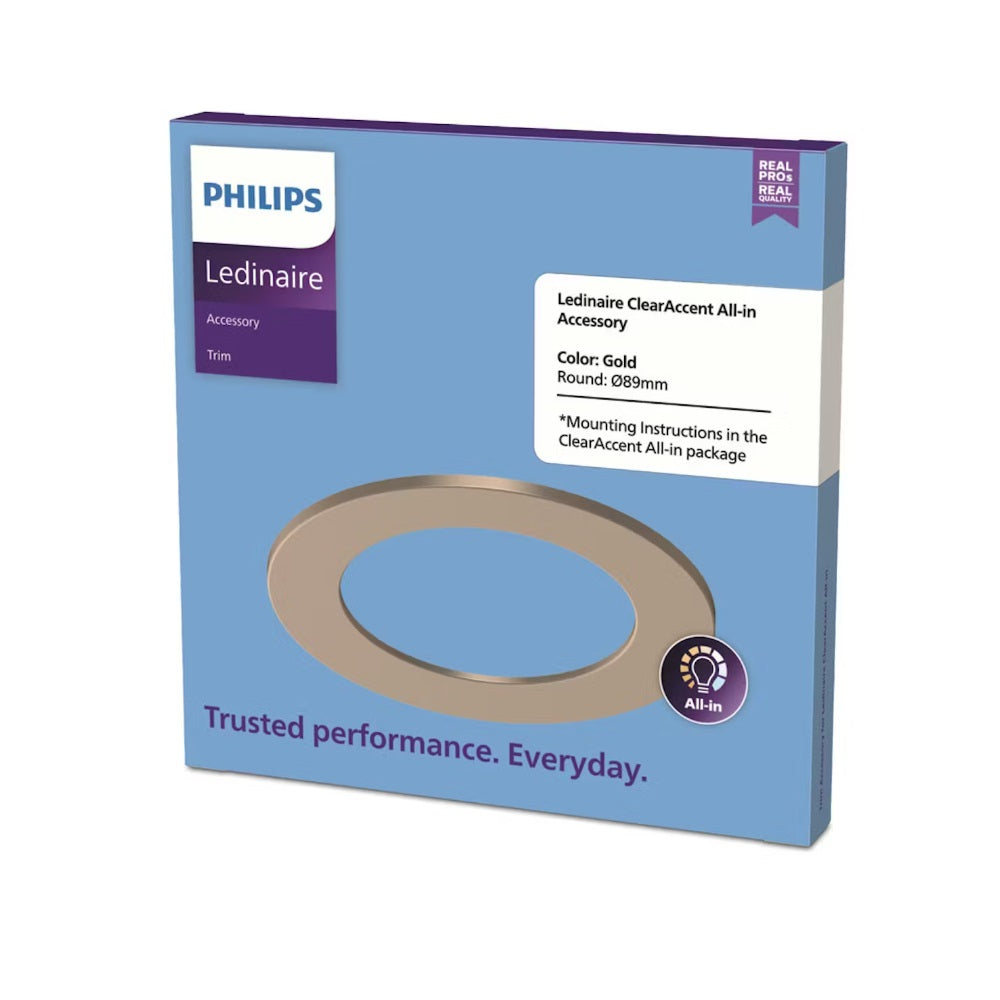 Kultainen kehys Philips Ledinaire RS071B alasvaloon