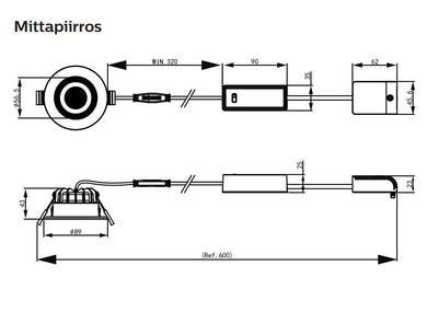 Alasvalo Philips Ledinaire RS071B
