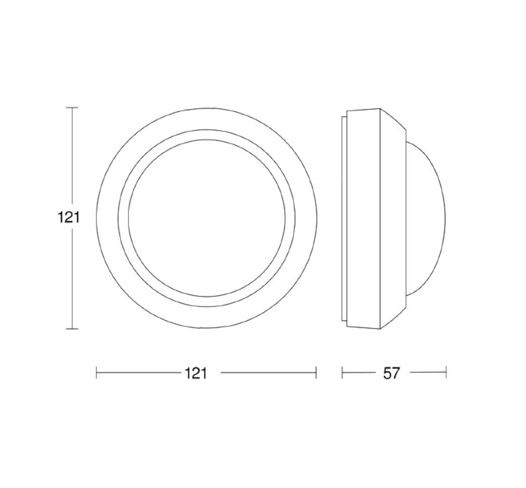 Liiketunnistin Steinel IS2360-3 ECO  360D IP54 Musta