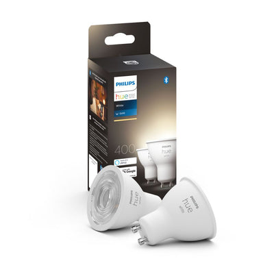 Philips Hue white ambiance GU10-älylamppu, 5W, 350lm, 2-pack