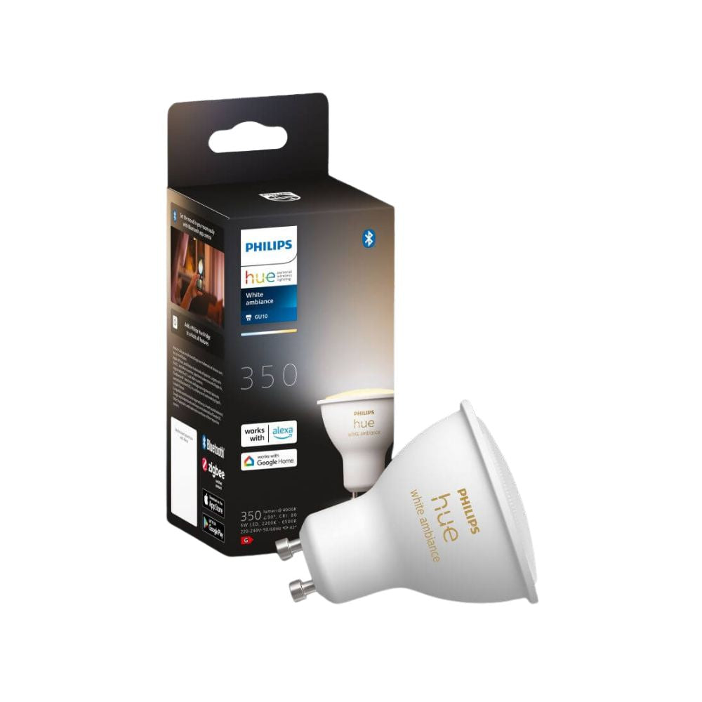 Philips Hue white ambiance GU10-älylamppu, 5W, 350lm