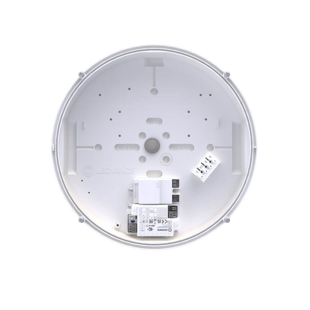 Pinta-asennusvalaisin Ledvance Bulkhead Round 300, 10-17W, IP65, musta