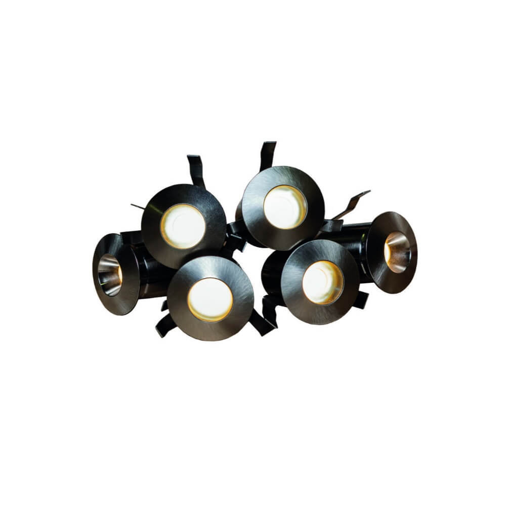 Saunavalosarja Hidealite Heatspot G2 Kit Teräs 2700K, 6x3,8W