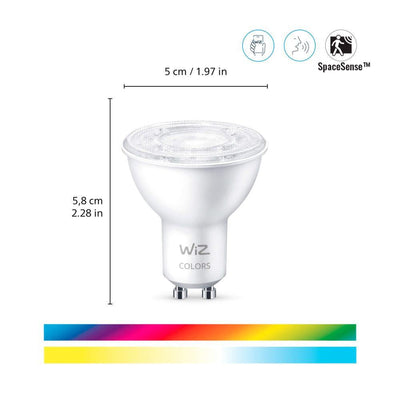 WiZ LED-älylamppu, GU10, 4.7W, WiFi, RGBW